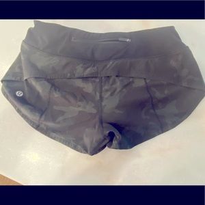 Camo Lululemon shorts